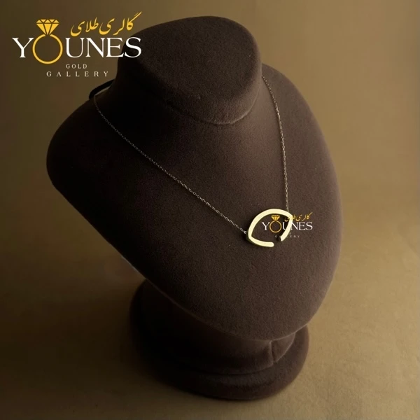 گردنبند طرح چشم نظر مینیمال طلا